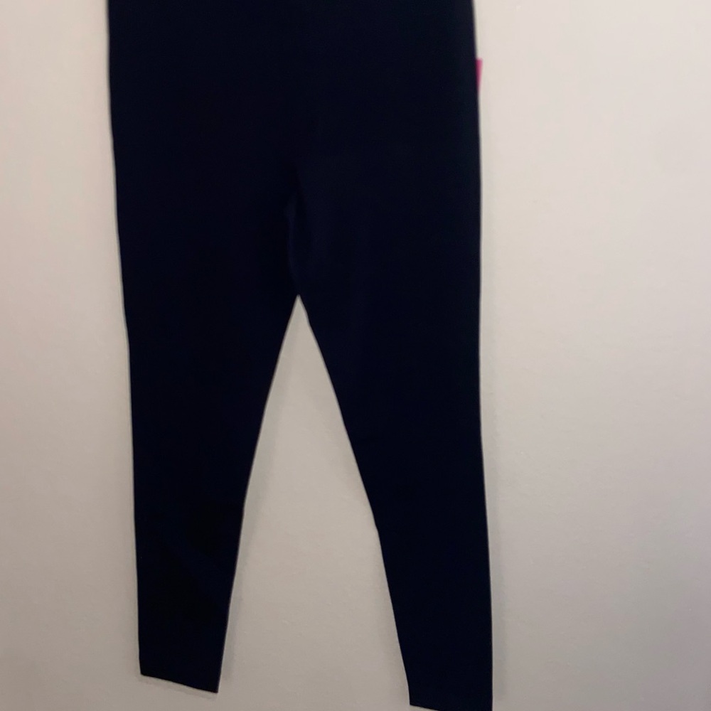 black y2k trousers whimsygoth tights formal leggings active wear fitted bottoms - Picture 3 of 14